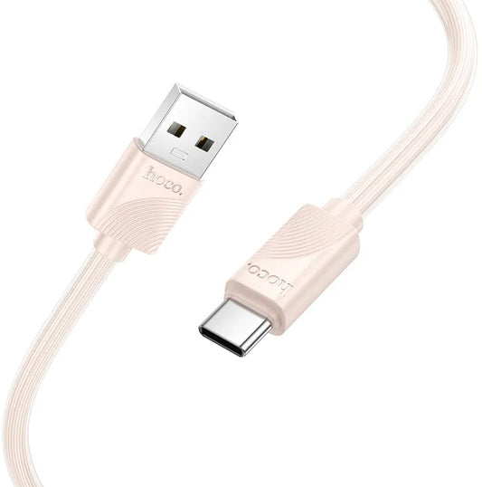 Data- en Oplaadkabel USB-A - USB-C HOCO X114, 18W, 1m, Roze