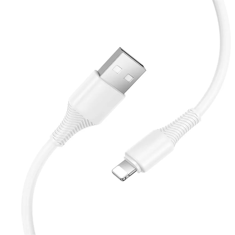 Data- en Oplaadkabel USB-C - Lightning HOCO X120, 20W, 1m, Wit
