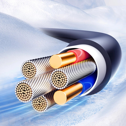 Câble de Données et de Charge USB-A - Lightning Joyroom S-A43 Crystal, 18W, 1.5m, Noir