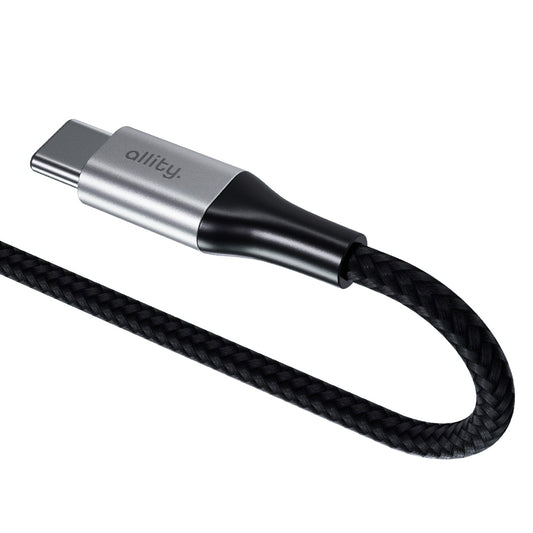 Daten- und Ladekabel USB-C - USB-C Allity. AUC-01, 100W, 1m, Schwarz