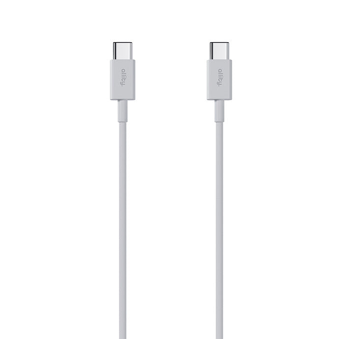 Câble de Données et de Charge USB-C - USB-C Allity. AUC-03, 100W, 2m, Blanc