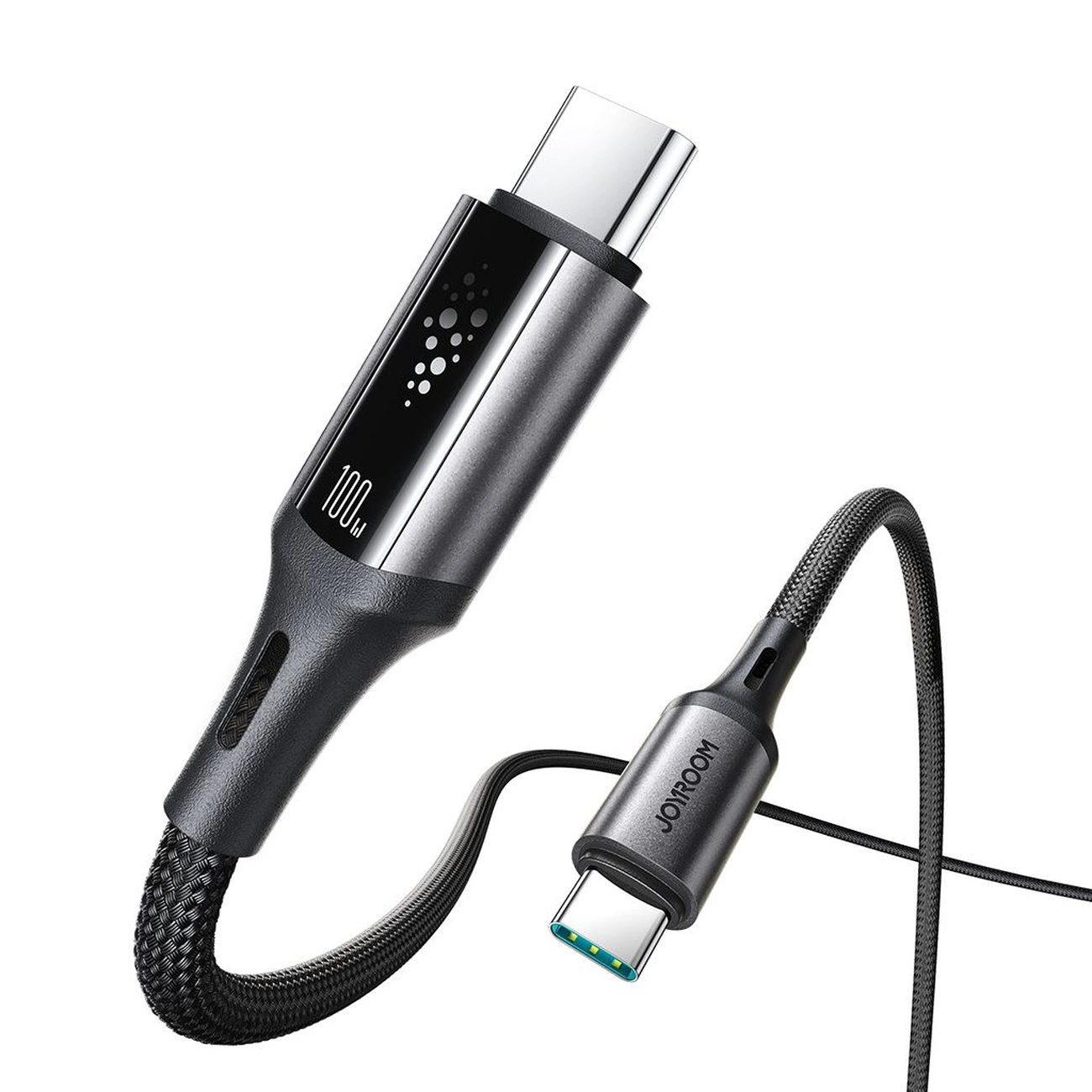 Câble de Données et de Charge USB-C - USB-C Joyroom S-A60 StarTalk, 100W, 1.2m, Noir