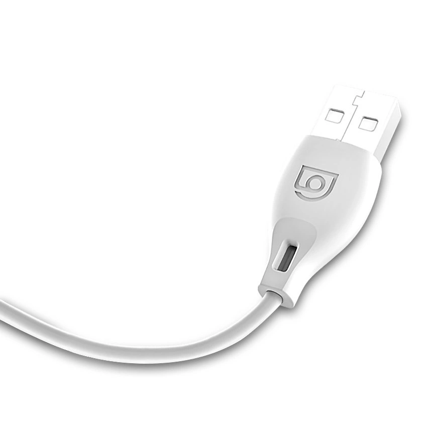 USB-A - Lightning Dudao L4L Data- en Oplaadkabel, 18W, 1m, Wit