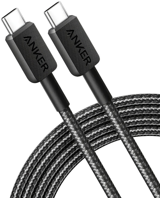 USB-C Daten- und Ladekabel - USB-C Anker 310, 240W, 0.9m, Schwarz A81D5H11