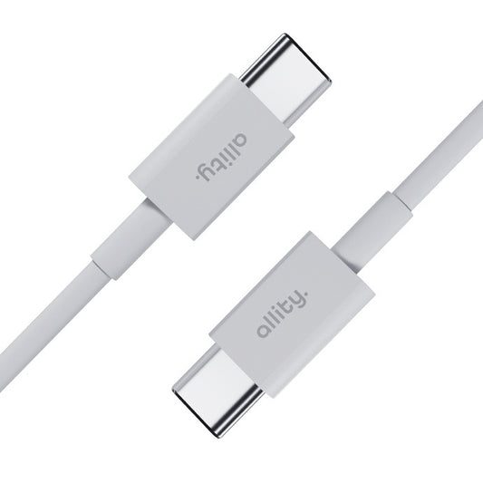 USB-C Daten- und Ladekabel - USB-C Allity. AUC-03, 100W, 2m, Weiß