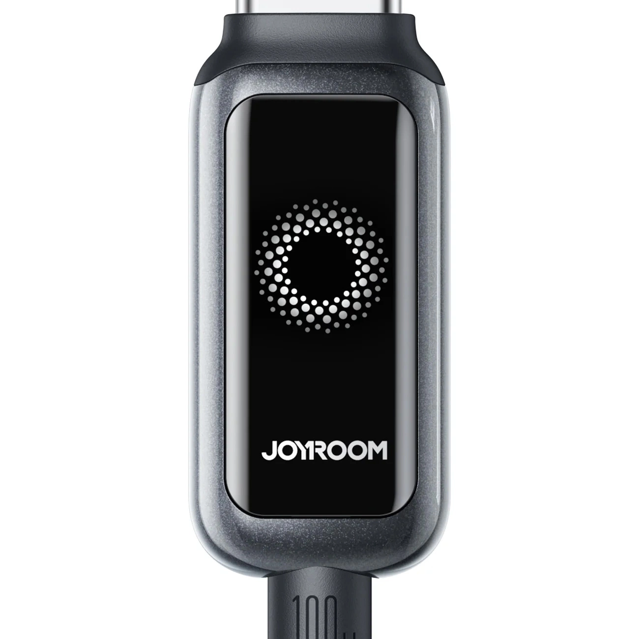 USB-C - Lightning Data- en Oplaadkabel Joyroom S-A55 StarFlight Display, 30W, 1.2m, Zwart