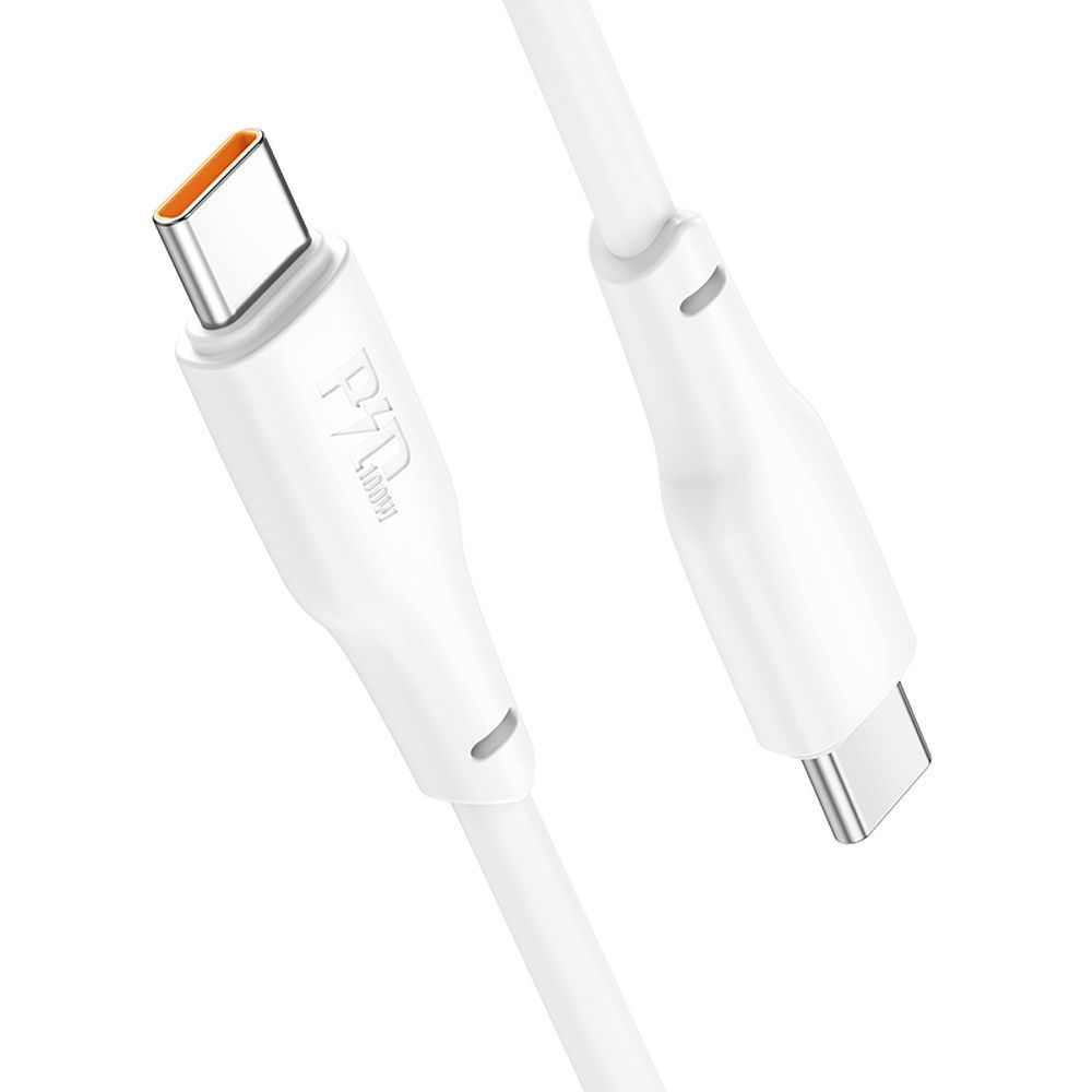 USB-C Daten- und Ladekabel - USB-C HOCO X93, 100W, 1m, Weiß