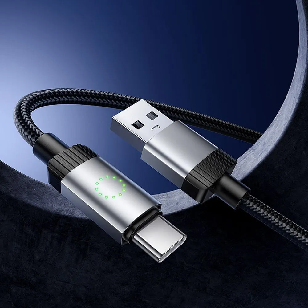 Daten- und Ladekabel USB-A - USB-C HOCO X117, 60W, 1m, Schwarz
