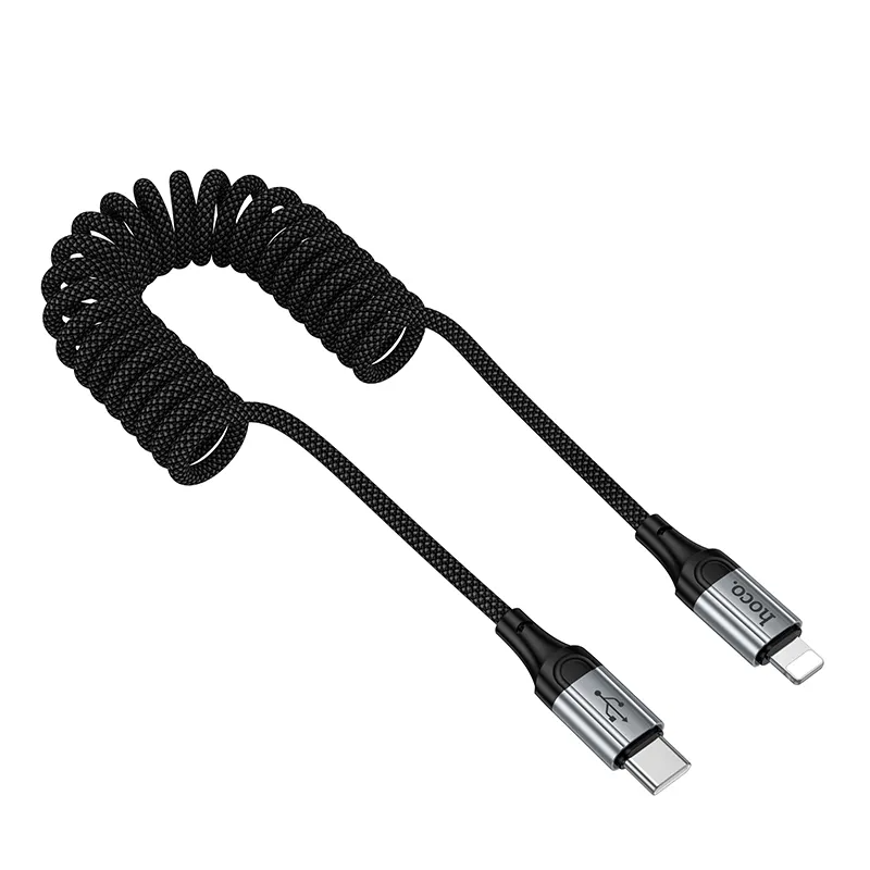 Câble de Données et de Charge USB-C - Lightning HOCO X121, 27W, 1.5m, Noir