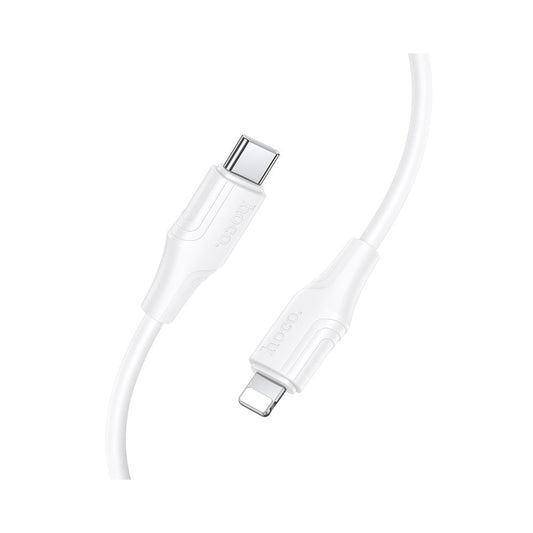 Daten- und Ladekabel USB-C - Lightning HOCO X124, 27W, 1m, Weiß