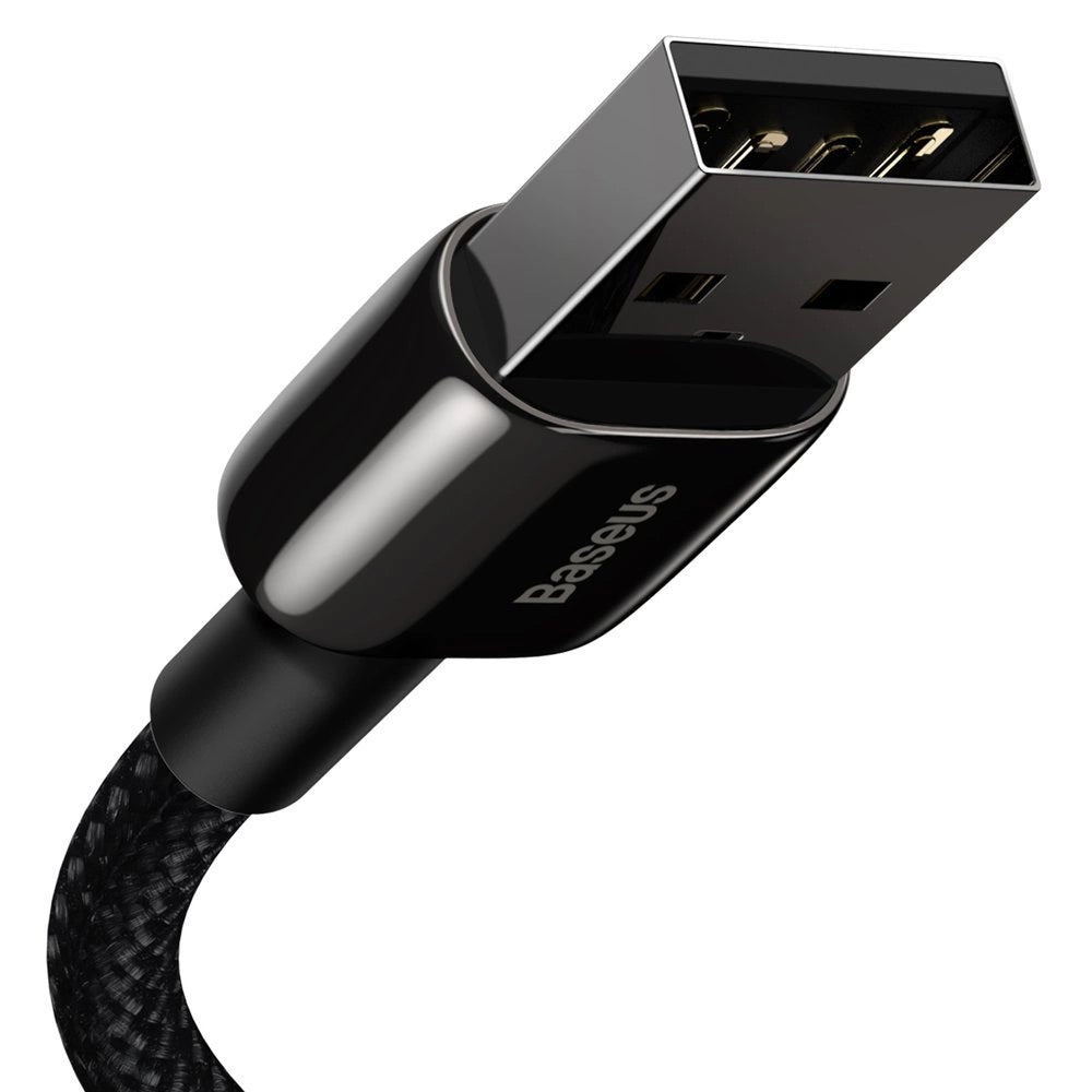 Gegevens- en oplaadkabel USB-A - Lightning Baseus Tungsten Gold, 20W, 1m, Zwart CALWJ-01