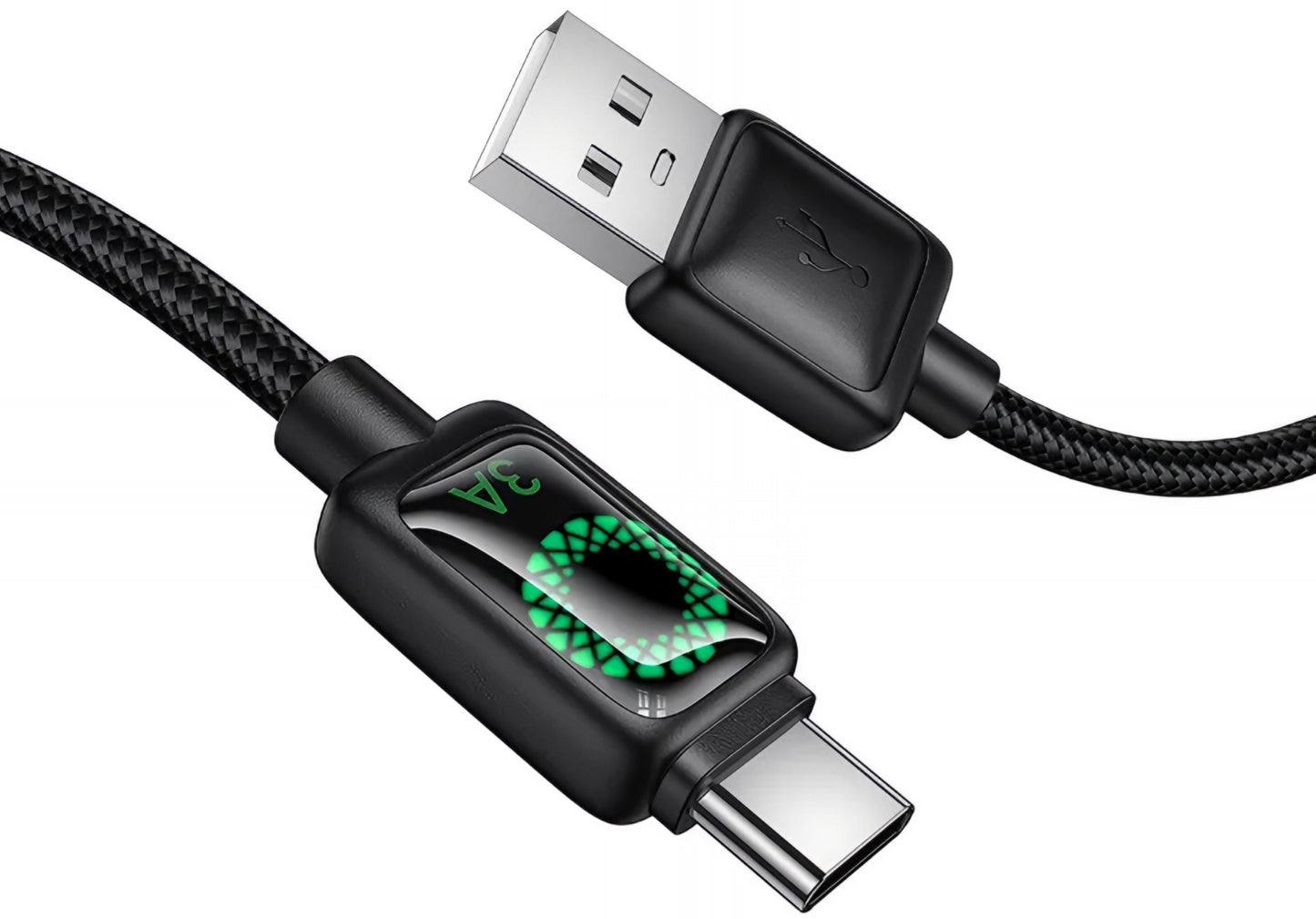 Câble de Données et de Charge USB-A - USB-C HOCO U146, 36W, 1.2m, Noir