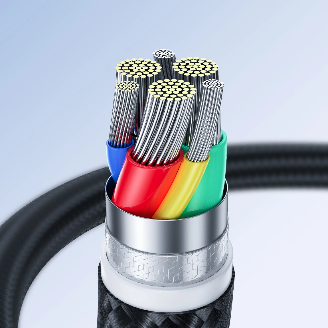 USB-A - Lightning Data- en Oplaadkabel Joyroom S-A11, 18W, 1.2m, Zwart