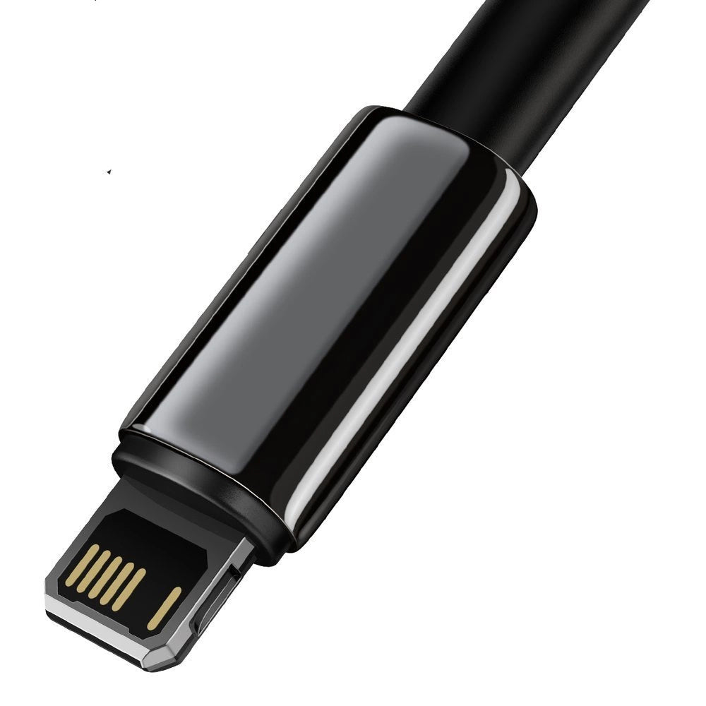 Gegevens- en oplaadkabel USB-A - Lightning Baseus Tungsten Gold, 20W, 1m, Zwart CALWJ-01