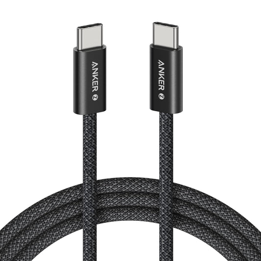USB-C Data en Oplaadkabel - USB-C Anker Zolo, 240W, 1.8m, Zwart A8060H12
