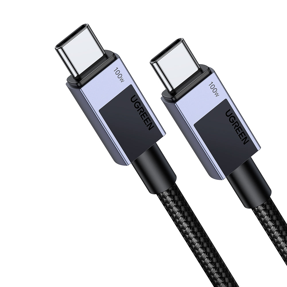 USB-C Data- en Oplaadkabel - USB-C UGREEN L512, 100W, 0.5m, Gri