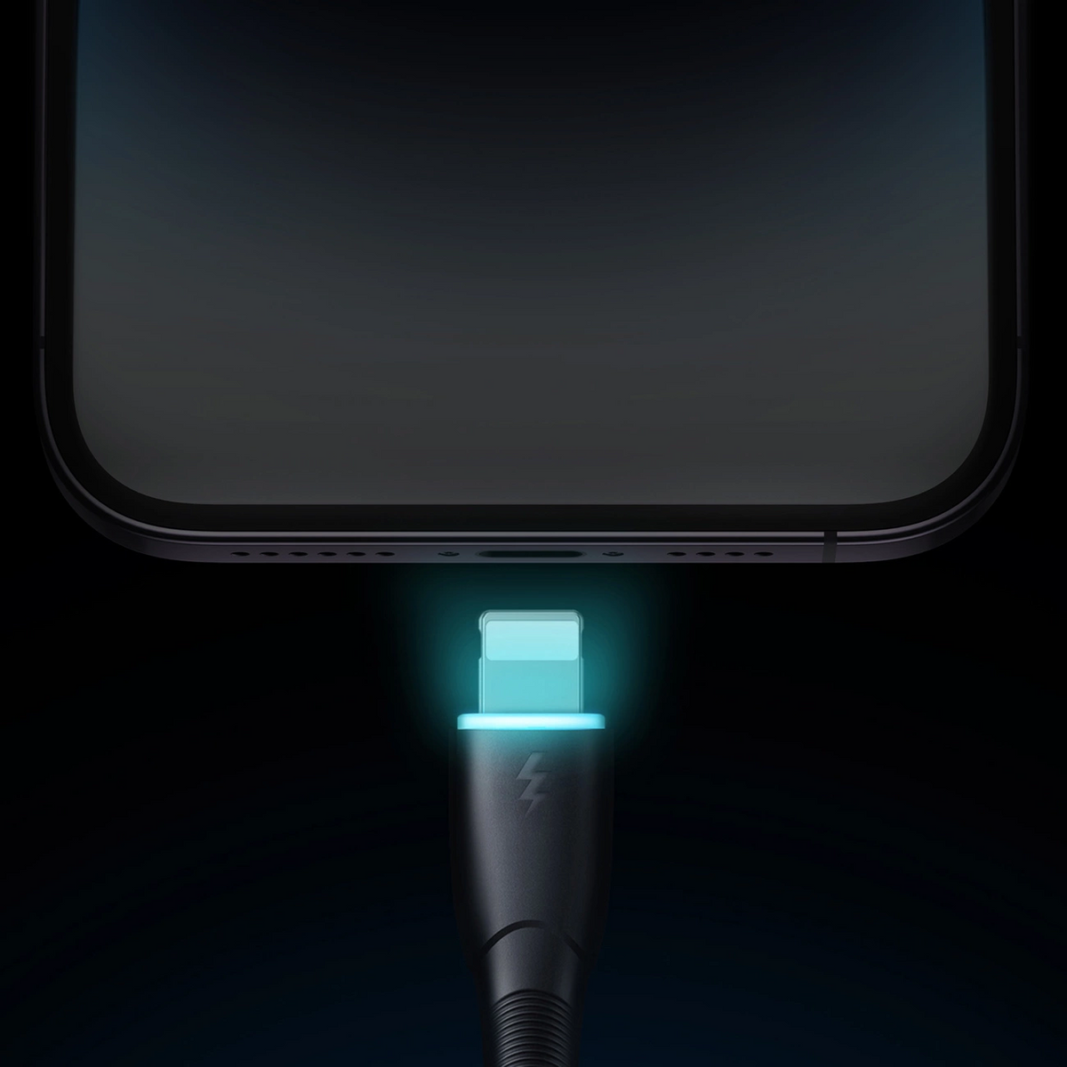 Joyroom S-A32 USB-A-naar-Lightning-kabel voor gegevensoverdracht en opladen, 18 W, 1 m, zwart