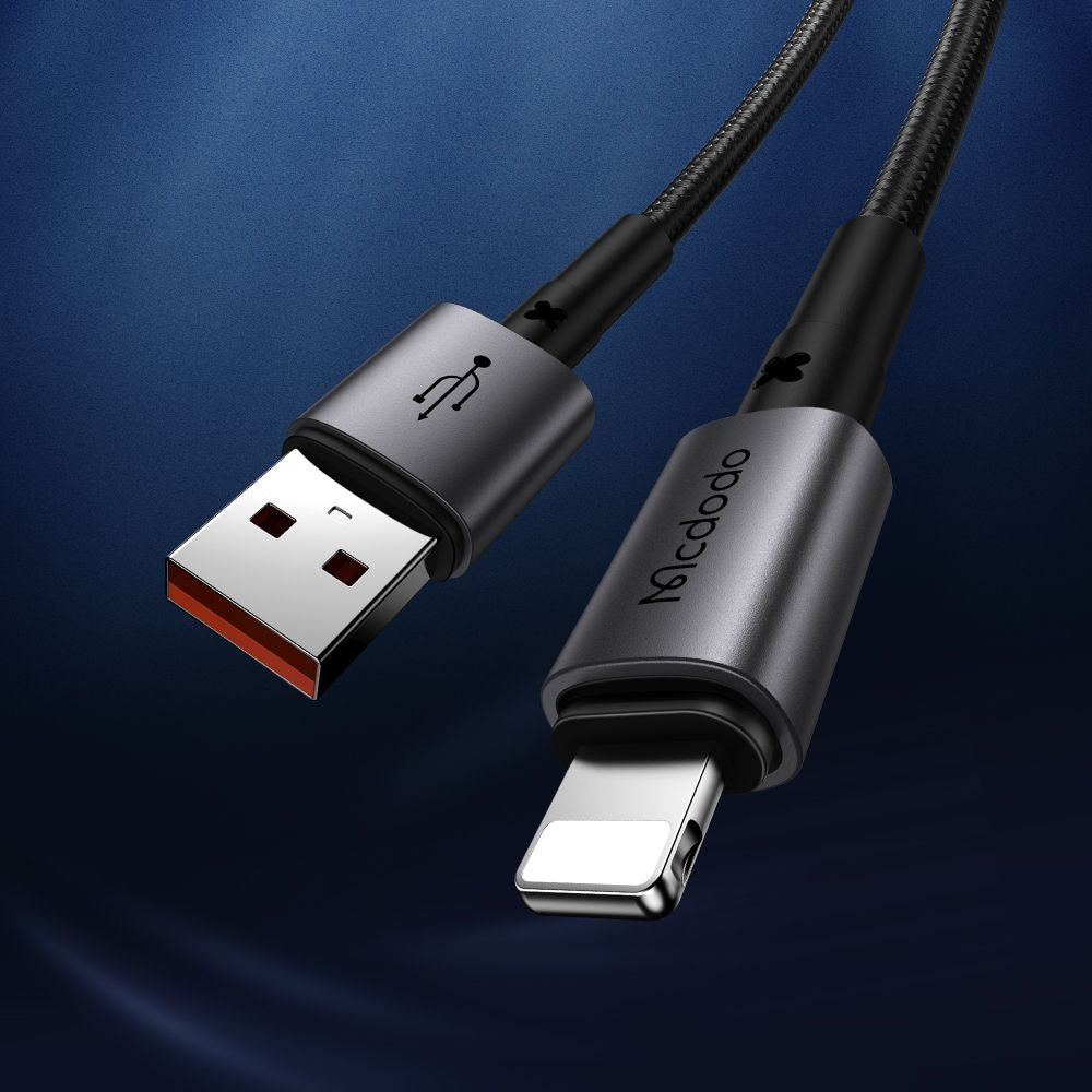 Data- en Oplaadkabel USB-A - Lightning McDodo CA-3580, 18W, 1.2m, Zwart