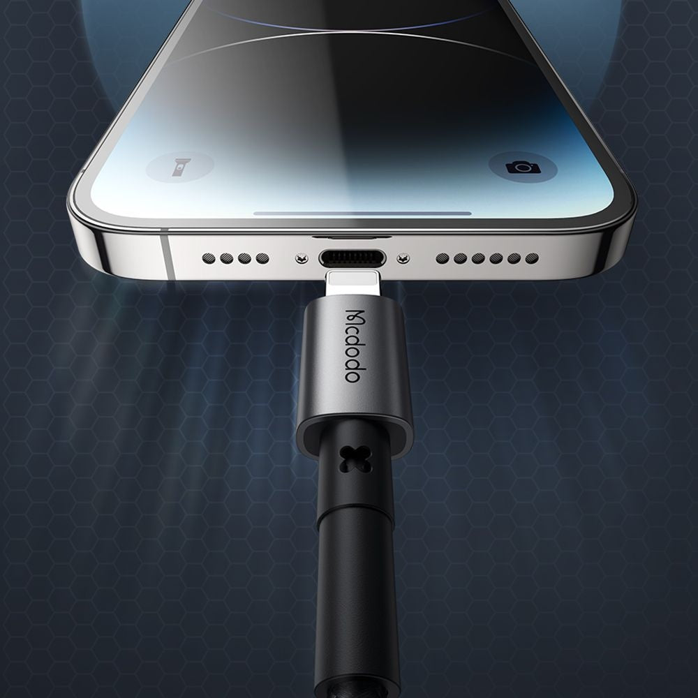 Data- en Oplaadkabel USB-A - Lightning McDodo CA-3580, 18W, 1.2m, Zwart