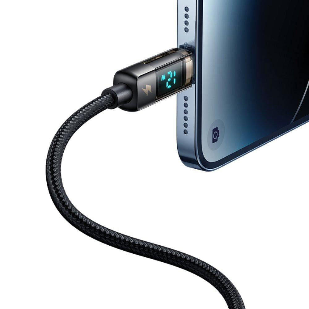 Daten- und Ladekabel USB-A - Lightning McDodo CA-3620 Display Auto Power Off, 18W, 1.2m, Schwarz