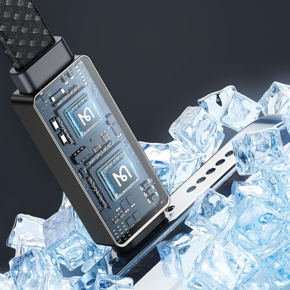 Câble de Données et de Charge USB-A - Lightning McDodo CA-4970 Rythm Display, 18W, 1.2m, Noir