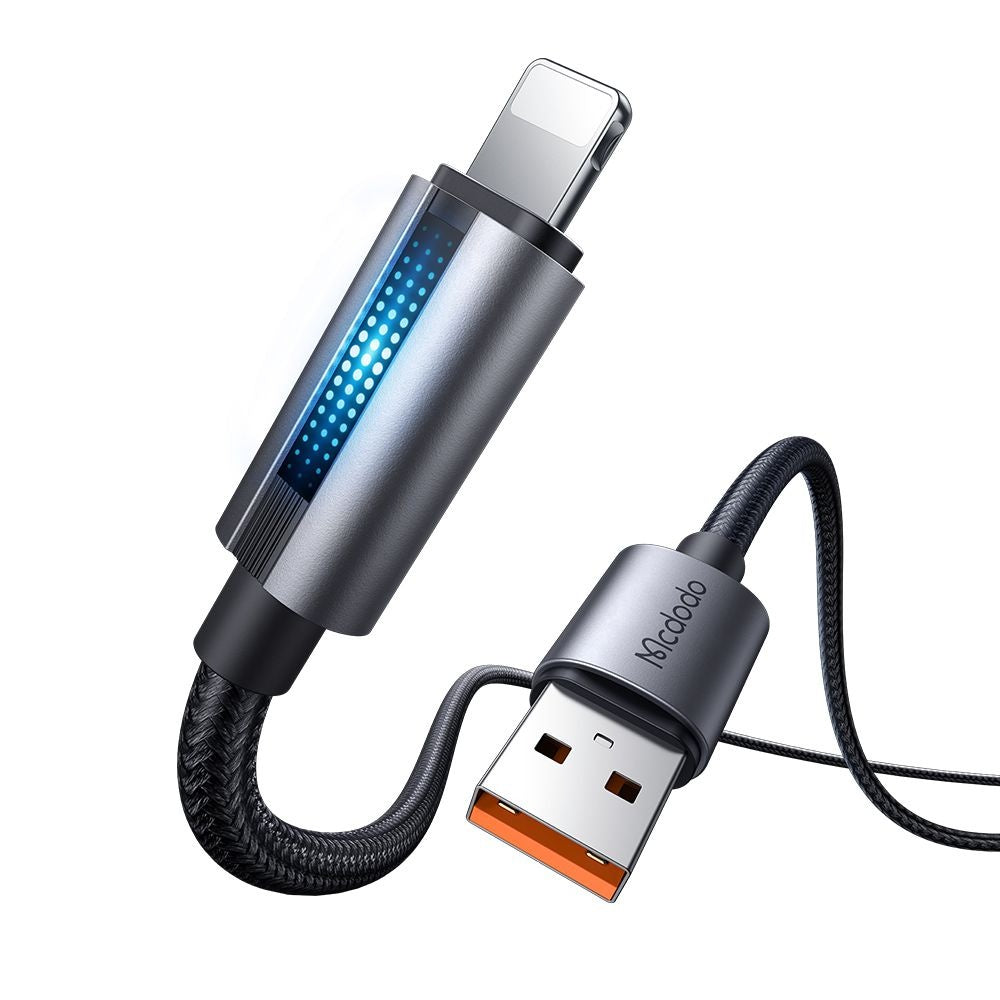 Data- en Oplaadkabel USB-A - Lightning McDodo CA-5660, 18W, 1.2m, Zwart