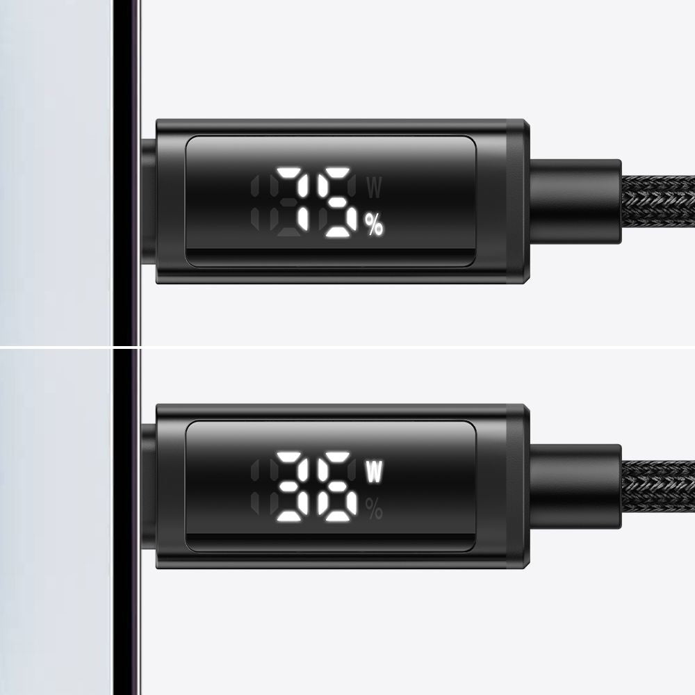 Câble de Données et de Charge USB-A - Lightning McDodo CA-7970 Display, 18W, 1.2m, Noir