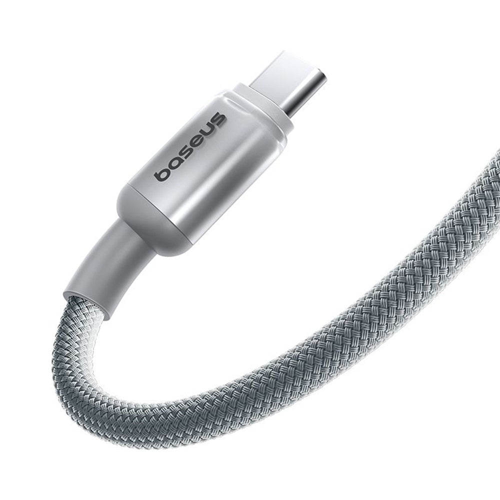 USB-A - USB-C Data- en Oplaadkabel Baseus Discolor, 100W, 2m, Zilver E0420803