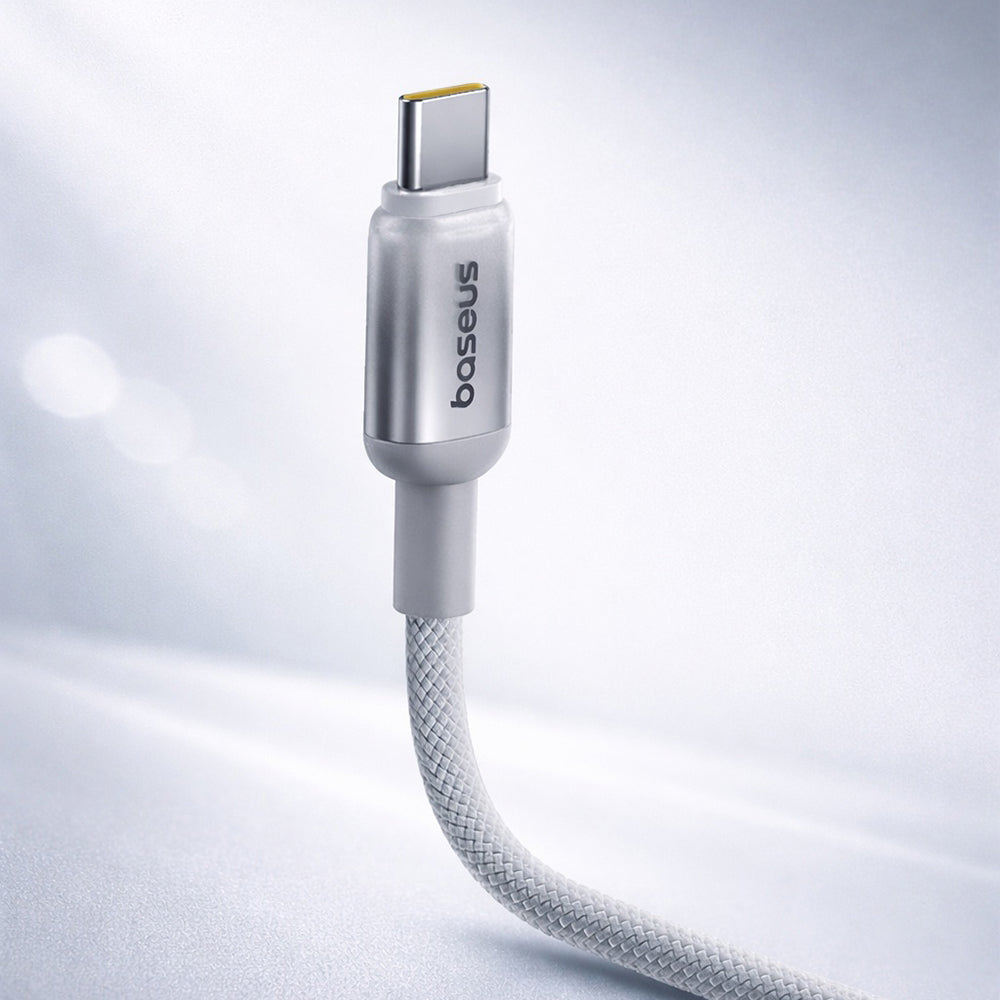 USB-A - USB-C Data- en Oplaadkabel Baseus Discolor, 100W, 2m, Zilver E0420803