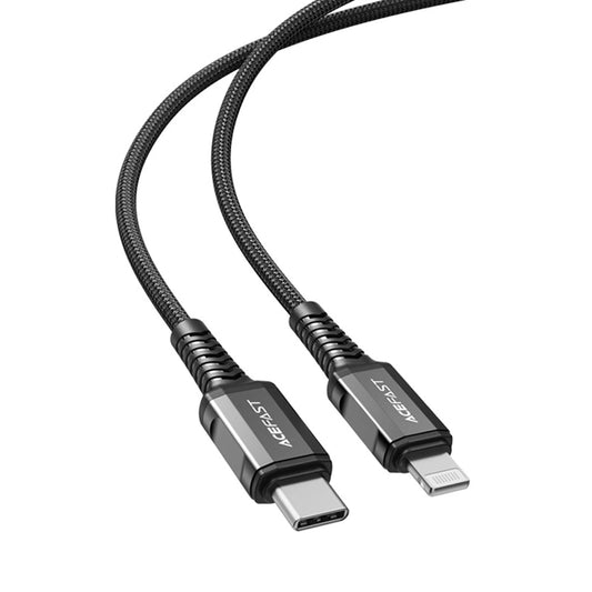 Daten- und Ladekabel USB-C - Lightning Acefast C1-01, 30W, 1,2m, Schwarz