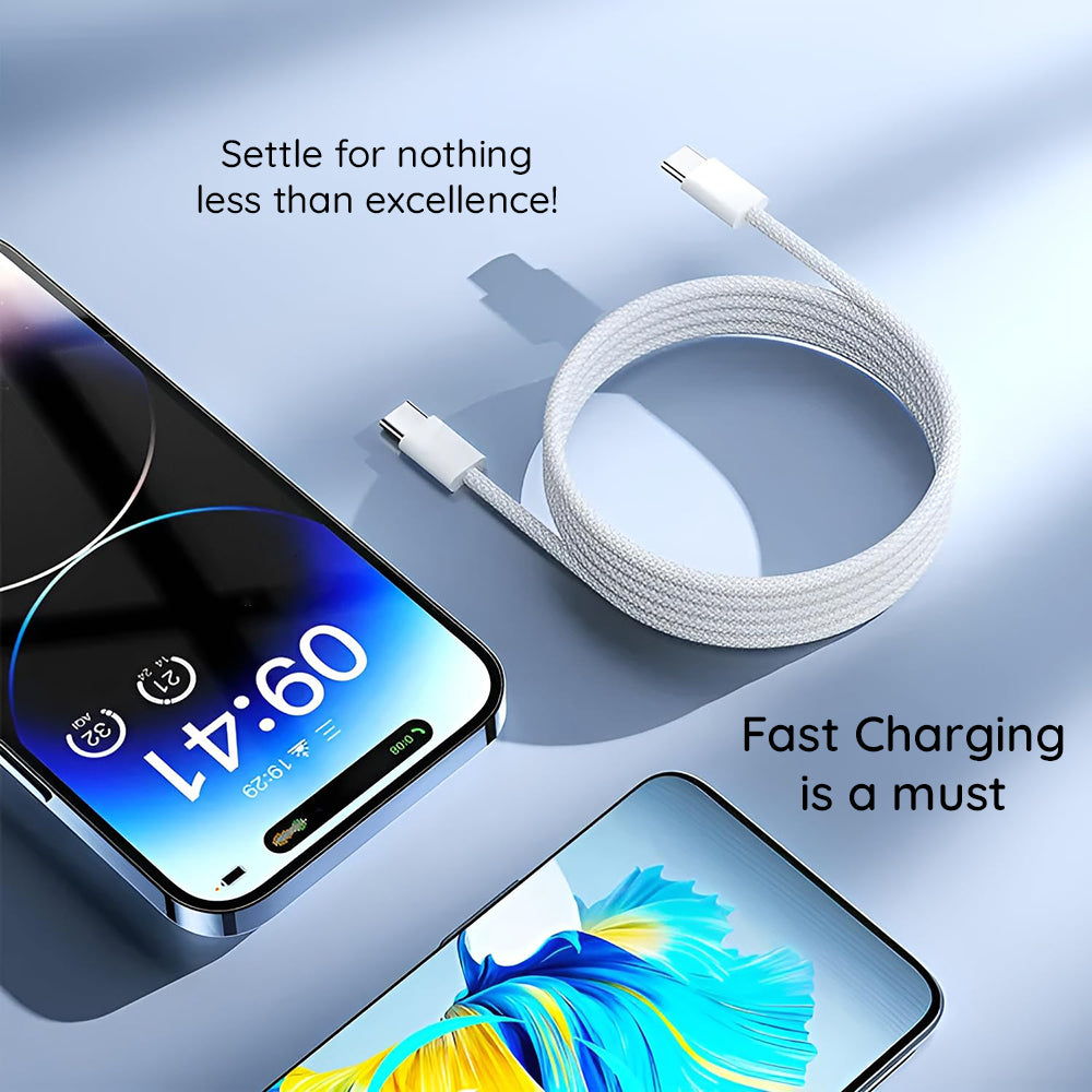 USB-C - Lightning Lade- und Datenkabel Lito LD04CL, 27W, 1m, Weiß