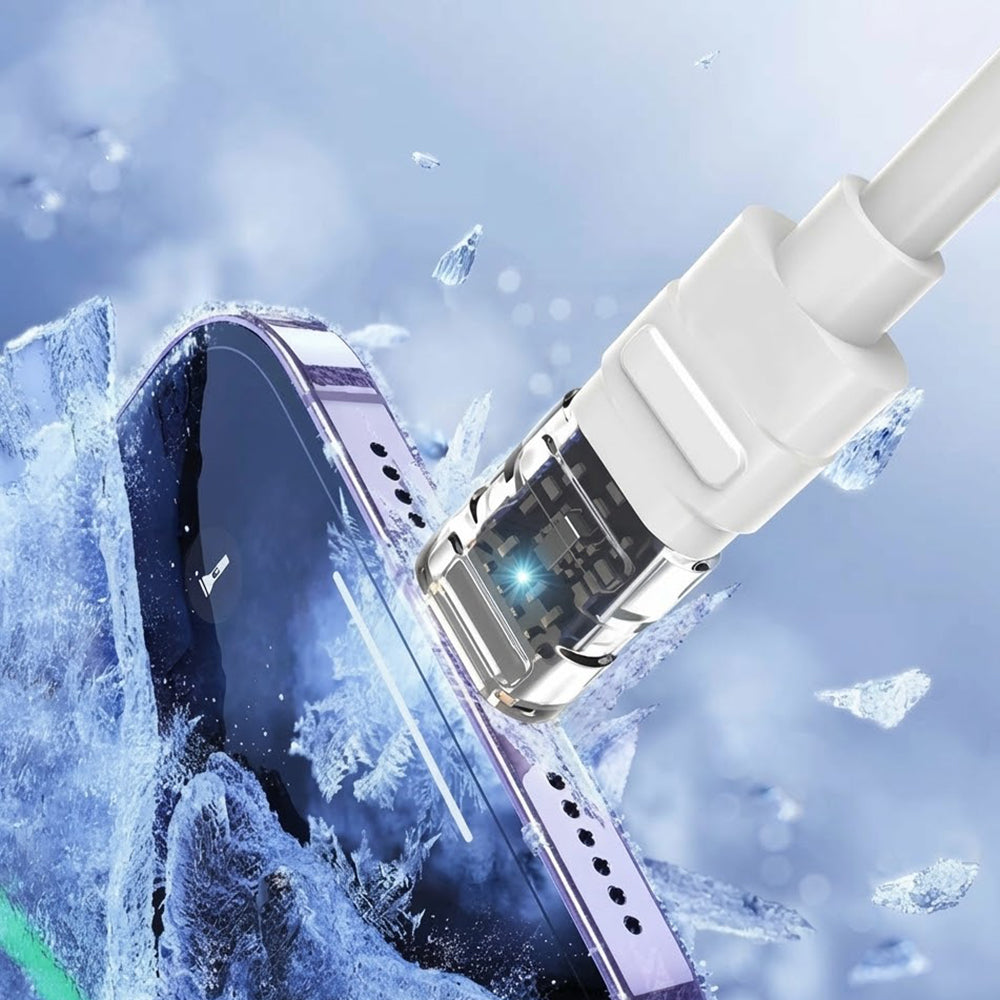 Daten- und Ladekabel USB-C - Lightning Lito LD05, 27W, 1m, Weiß