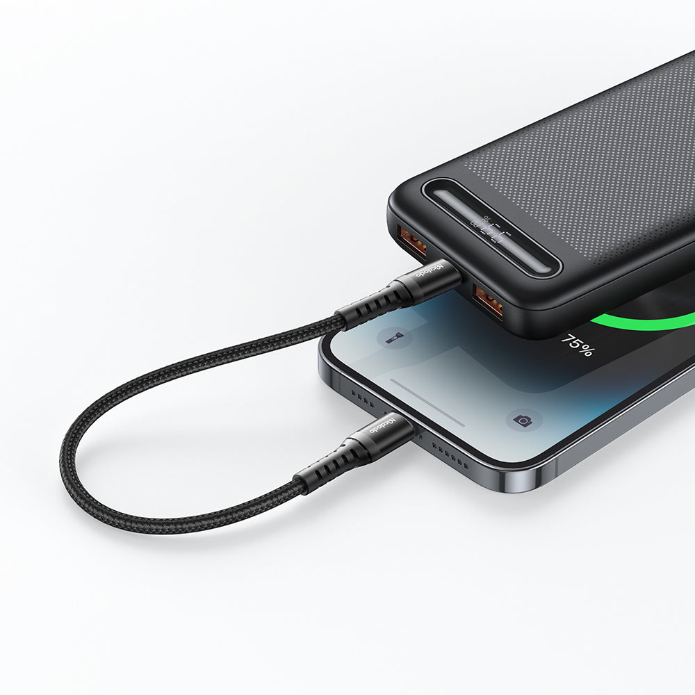 USB-C - Lightning McDodo CA-5631 Daten- und Ladekabel, 36W, 1m, Schwarz