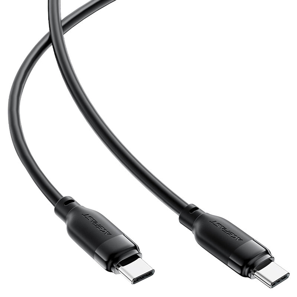 Câble de Données et de Charge USB-C - USB-C Acefast C16-03, 60W, 1.2m, Noir