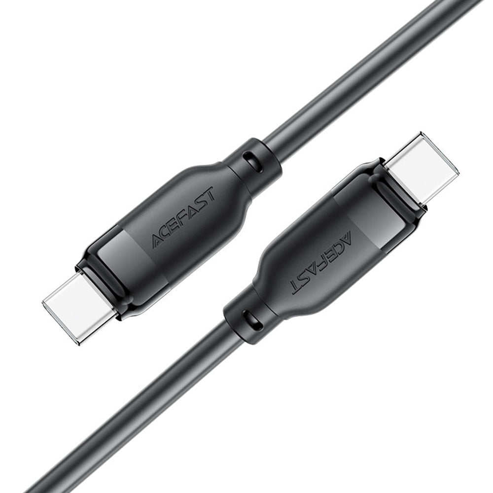 Câble de Données et de Charge USB-C - USB-C Acefast C16-03, 60W, 1.2m, Noir