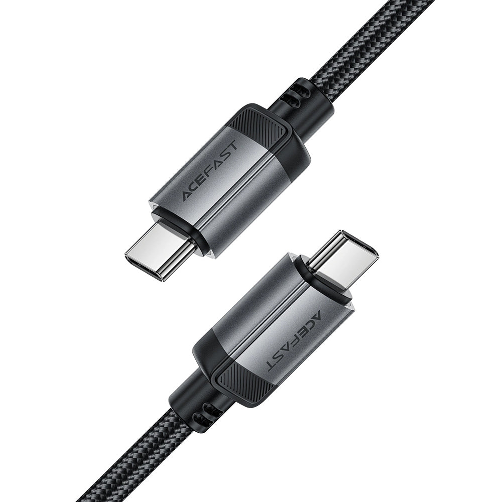 Câble de données et de charge USB-C - USB-C Acefast C20-03, 60W, 1.2m, Noir