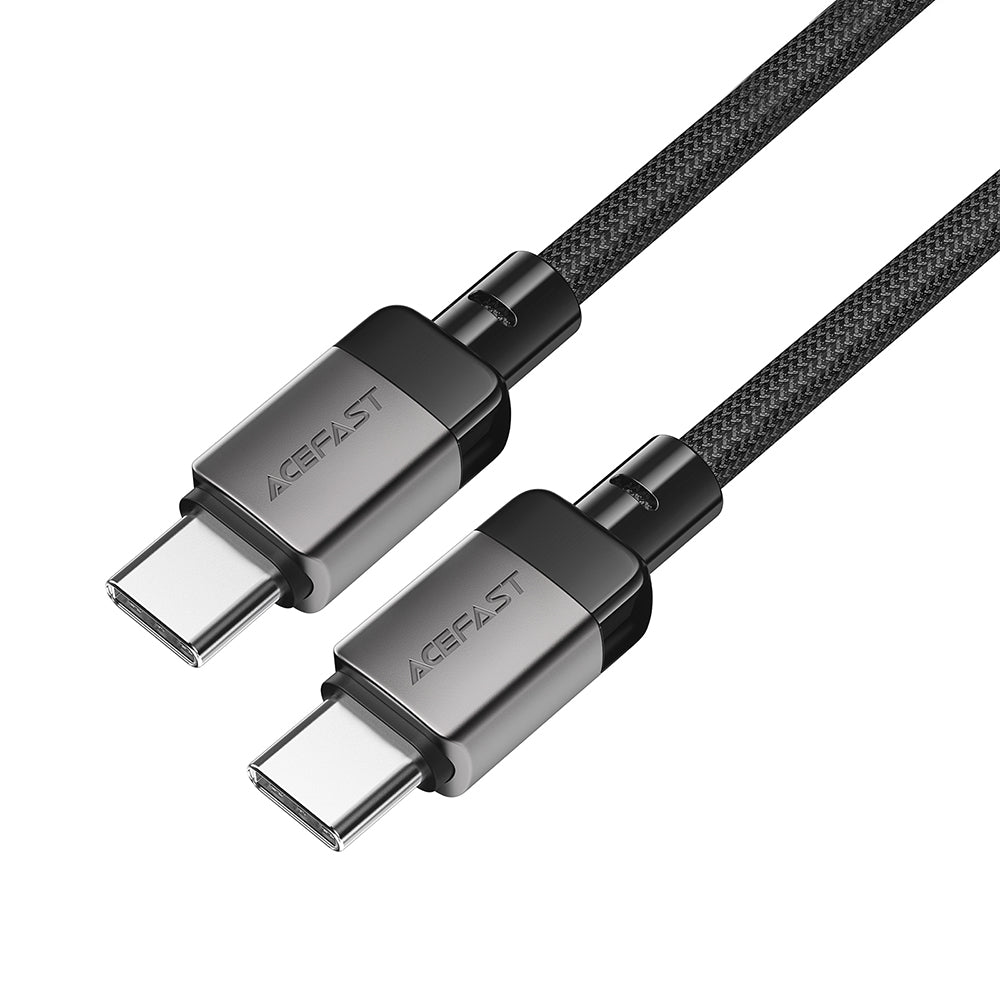 Data- en Oplaadkabel USB-C - USB-C Acefast C9-03, 60W, 1.2m, Zwart