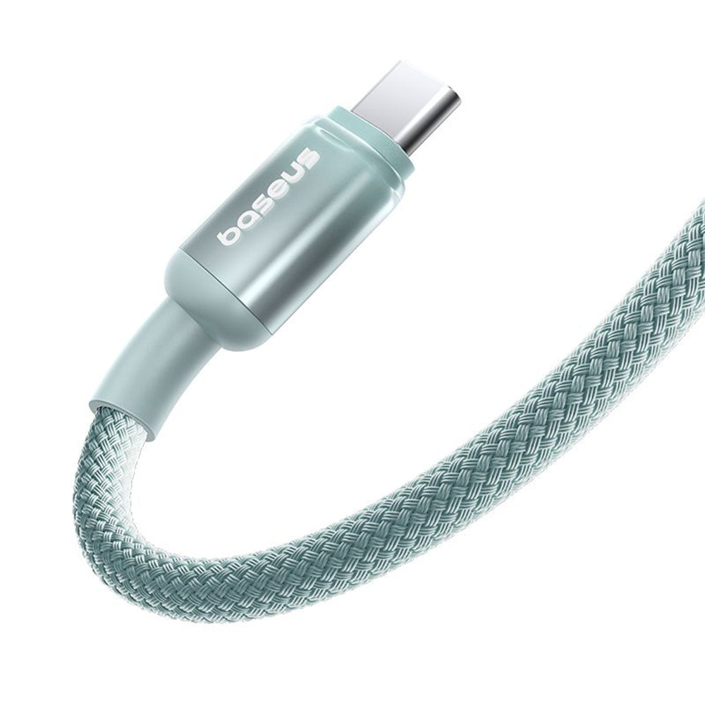 USB-C Data en Oplaadkabel - USB-C Baseus Discolor, 100W, 2m, Blauw Groen E0420703
