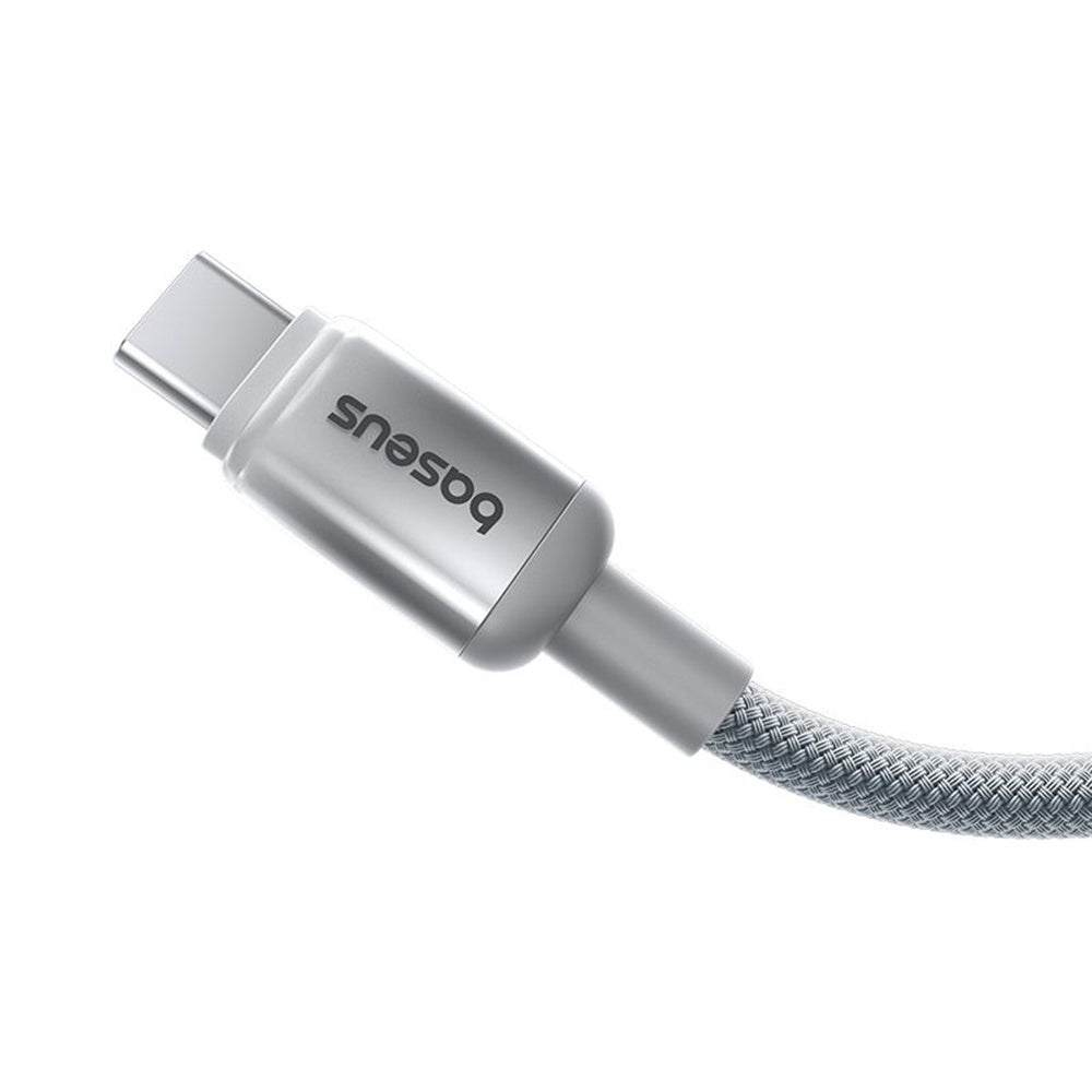 USB-C Data- en Oplaadkabel - USB-C Baseus Discolor, 100W, 2m, Zilver E0420800