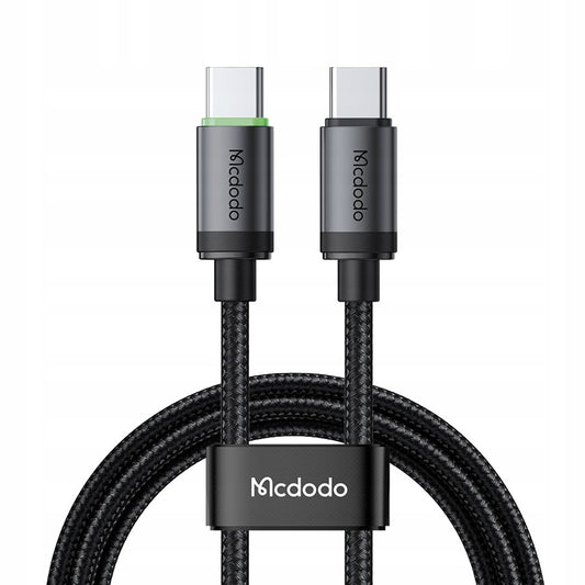 Daten- und Ladekabel USB-C - USB-C McDodo CA-4410, 60W, 1m, Schwarz