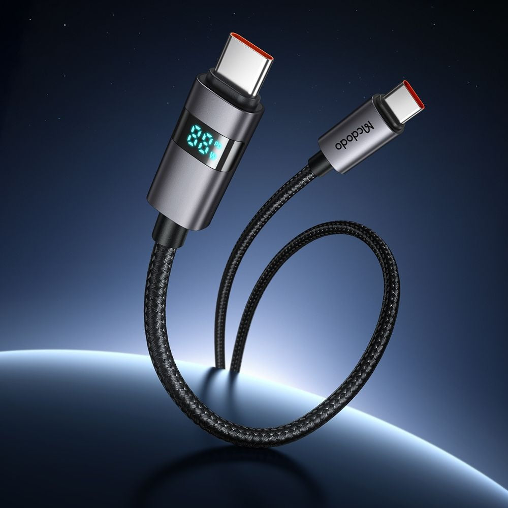 USB-C Daten- und Ladekabel - USB-C McDodo CA-5610 Display, 100W, 1.2m, Schwarz