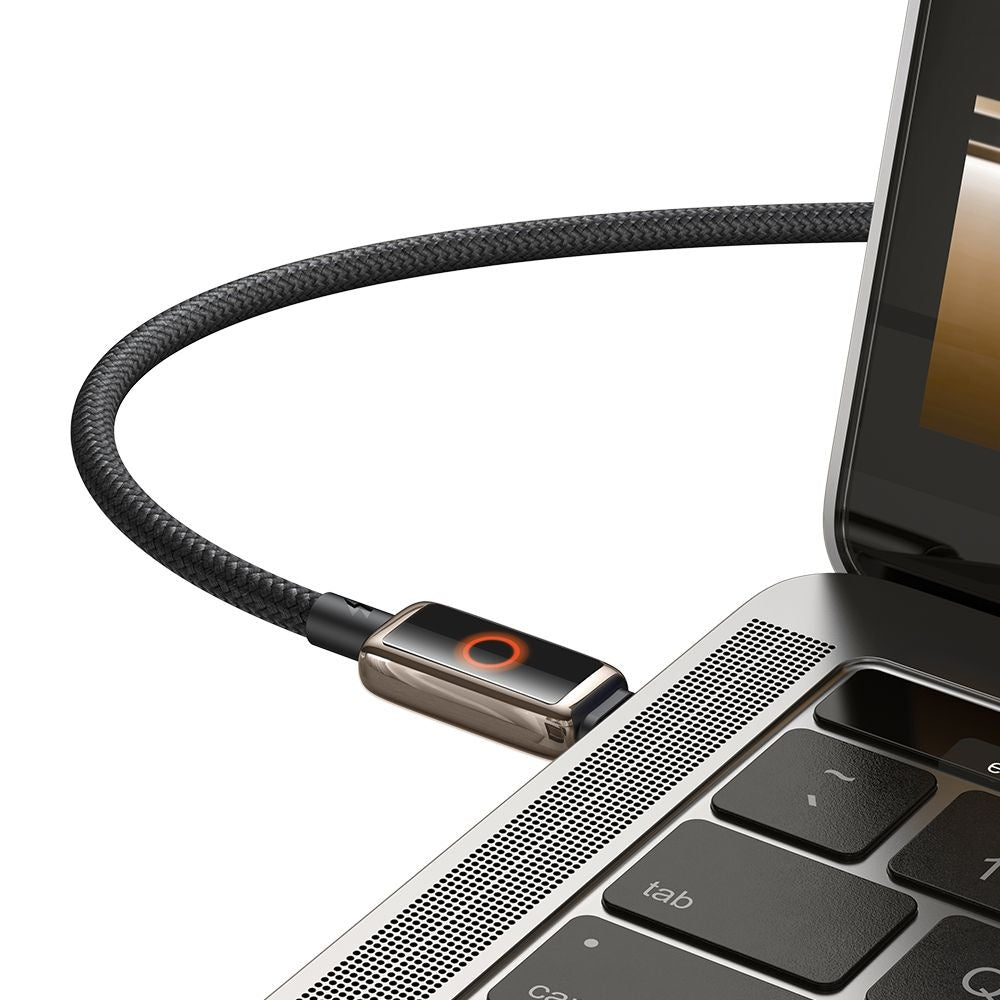 Câble de Données et de Charge USB-C - USB-C McDodo CA-6681 Auto Power Off, 100W, 1.2m, Doré