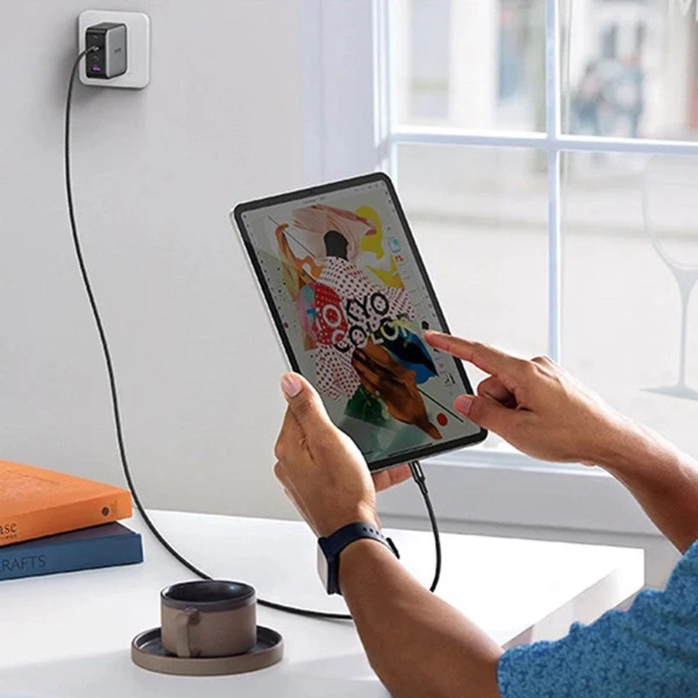 Câble de Données et de Charge USB-C - USB-C UGREEN US557 (15267), 100W, 1m, Blanc