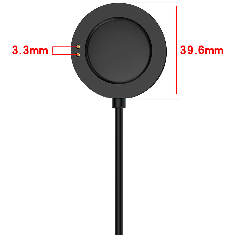 Techsuit TXC5 Oplaadkabel voor Xiaomi Watch H1 / Watch 2 Pro / Watch S2, USB-A, Zwart