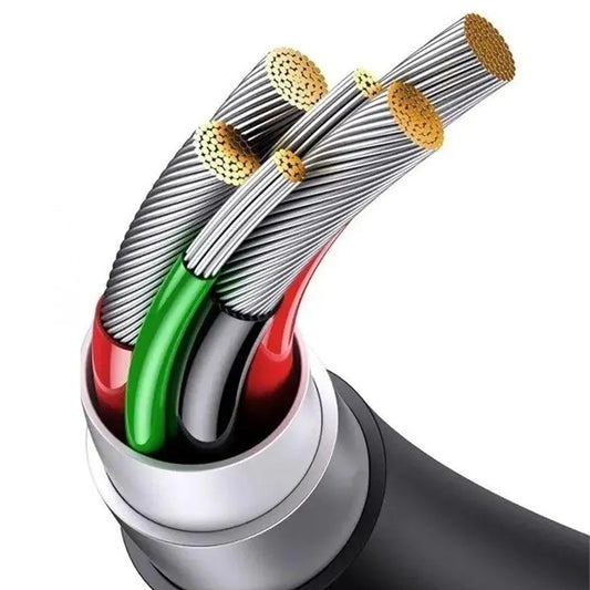 USB-A - Lightning / microUSB / USB-C Baseus 3in1 Oplaadkabel, 100W, 1.5m, Wit P10377705213-00