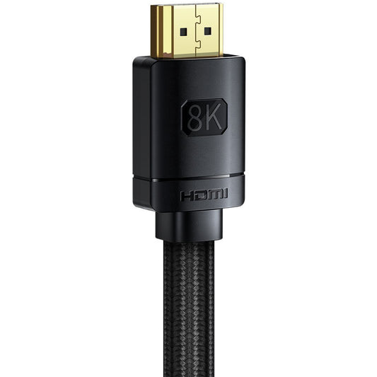 Baseus High Definition Videokabel, HDMI - HDMI, 8K, 2m, Schwarz CAKGQ-K01