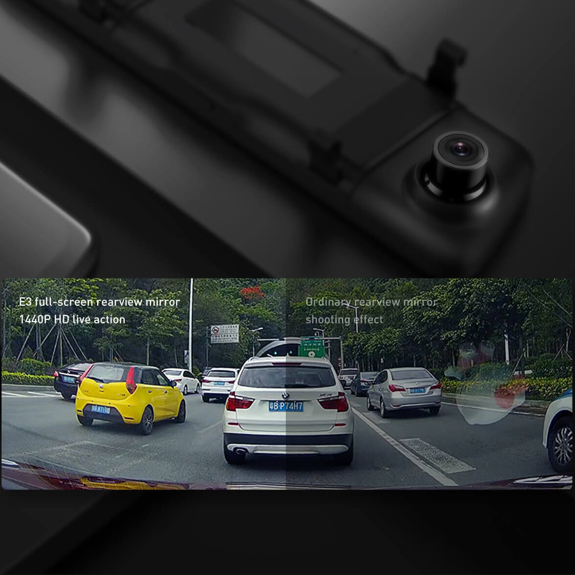 Auto Camera Voor Achter DDPAI mola E3, 2K, Wi-Fi
