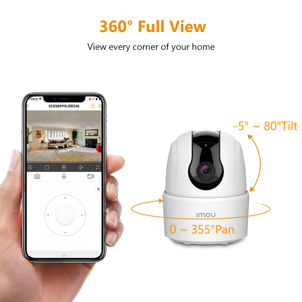 Caméra de Surveillance Imou Ranger 2C, Wi-Fi, 3K, Intérieur, Blanche IPC-K2ECP-5H2W