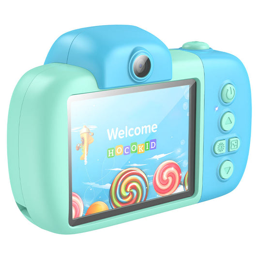 Caméra Numérique HOCO DV201 Kids, 1080P, 2MP, Bleue