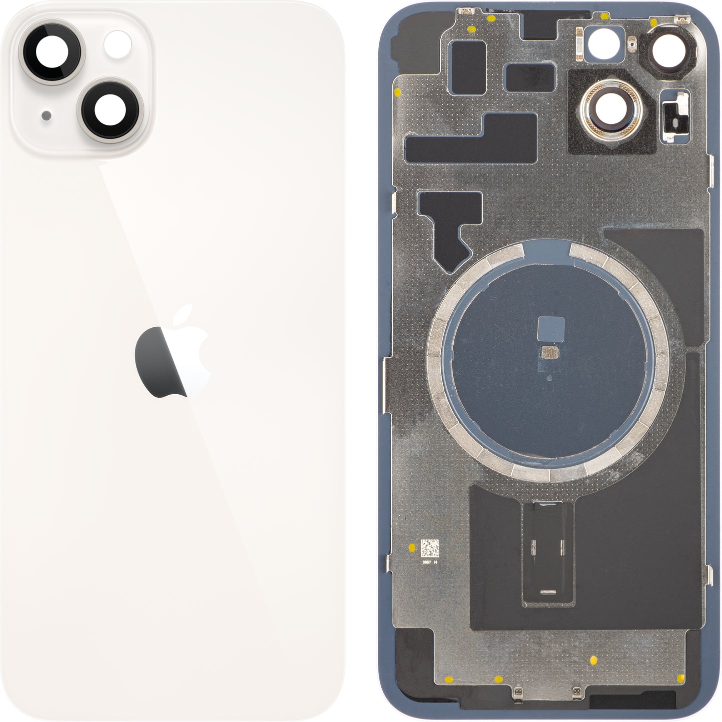 Apple iPhone 14 Plus Battery Cover, Blanc (Starlight), Swap